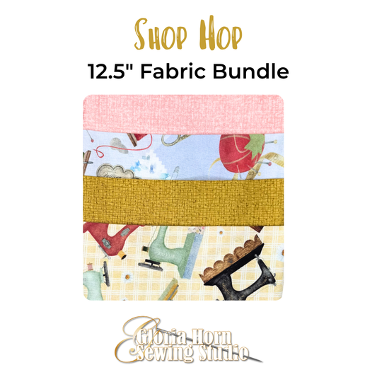 Shop Hop - Fabric Bundle | Four 12.5" x WOF