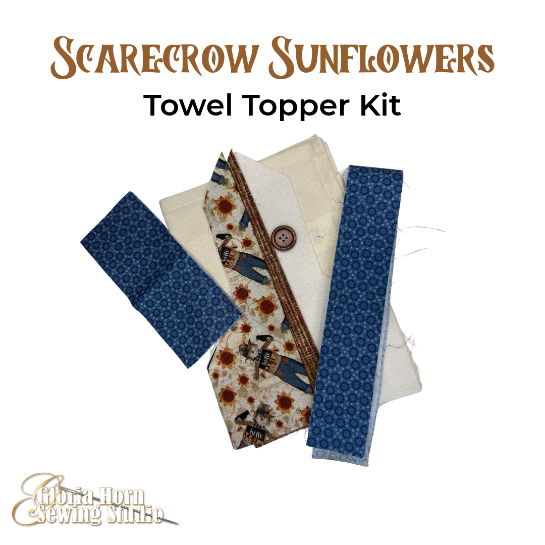 Scarecrow Sunflowers - Towel Topper Kit