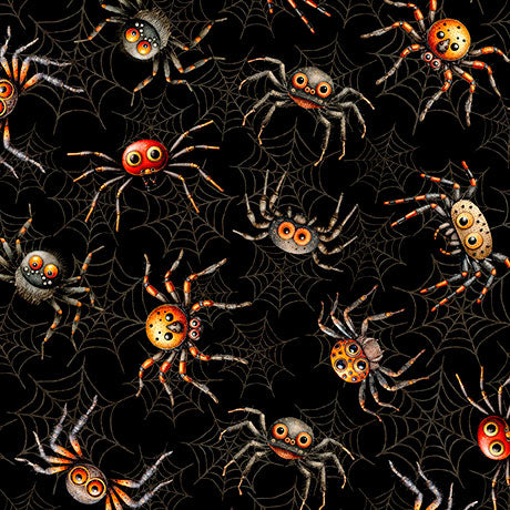 Spiders - Black - Jeepers Creepers - 2600 31015 J