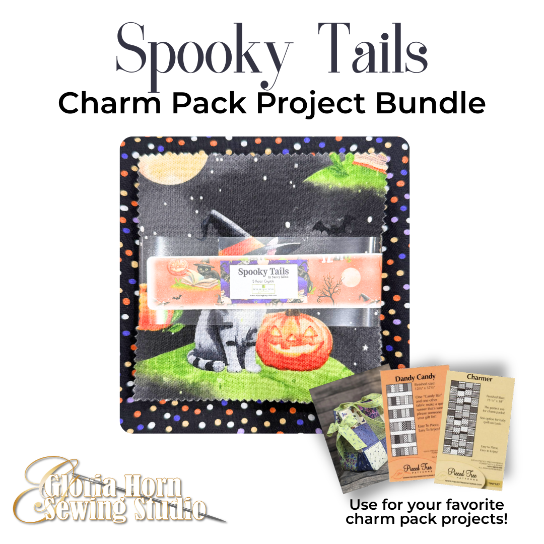 Spooky Tails | Charm Pack + Fabric Bundle