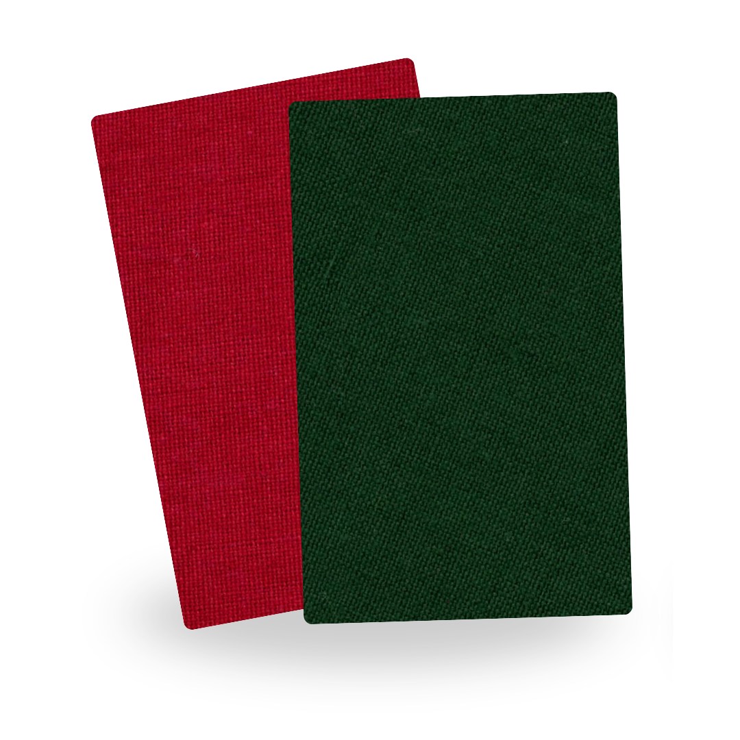 Red & Green Tea Towels, Set of 2