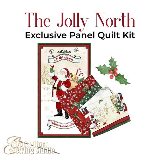 The Jolly North - Gloria's Exclusive Panel Quilt Kit