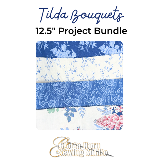 Tilda Bouquets - Fabric Bundle | Four 12.5” x WOF
