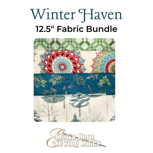 Winter Haven - Fabric Bundle | Four 12.5” x WOF