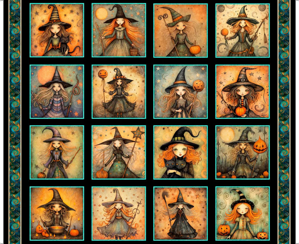 Witch Picture Panel - Witchy Poo - 2600 31934 J