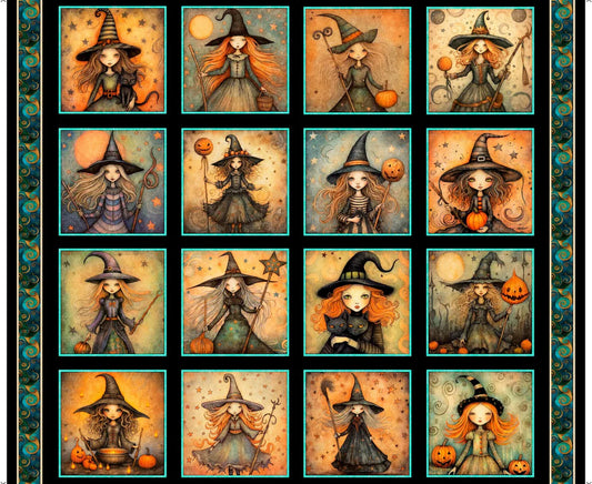 Witch Picture Panel - Witchy Poo - 2600 31934 J