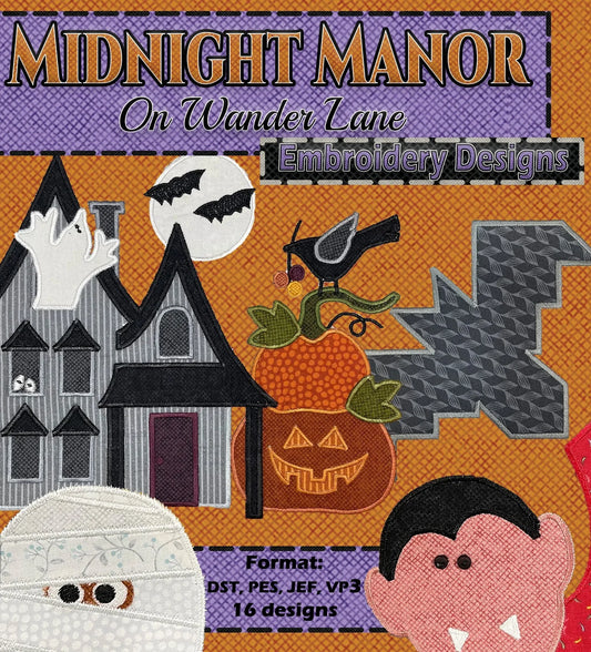 Midnight Manor on Wander Lane - Embroidery Designs