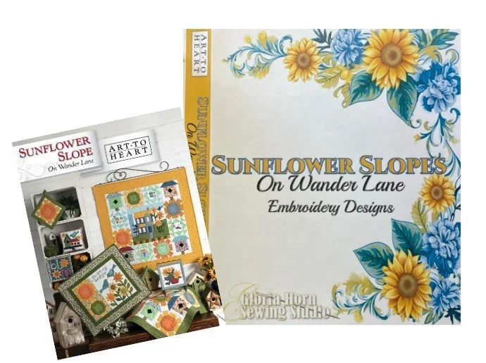 Sunflower Slope on Wander Lane - Embroidery Designs